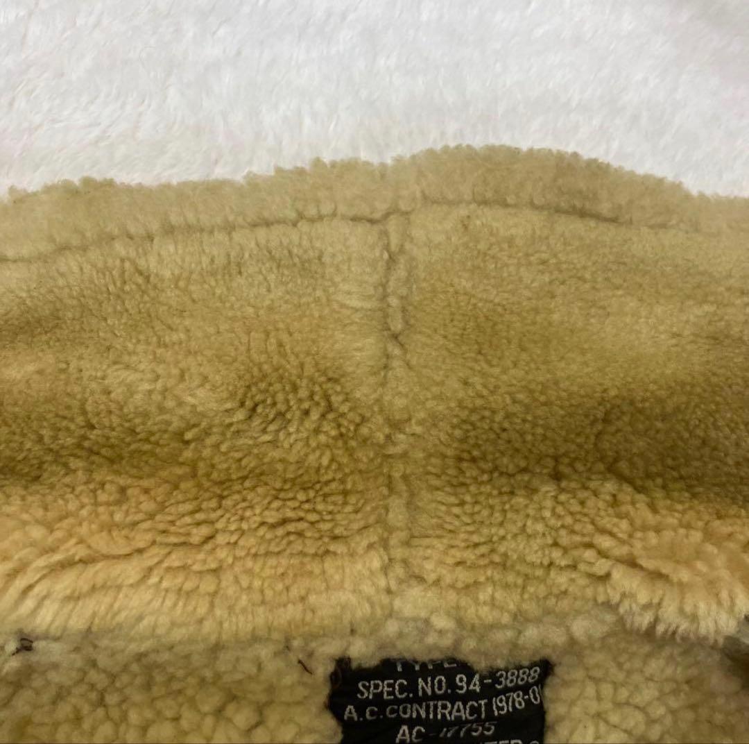 AVIREX TYPE B-6 ムートン ボア 肉厚 フライトジャケット 32