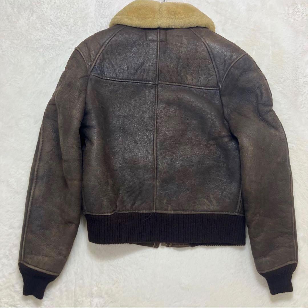 AVIREX TYPE B-6 ムートン ボア 肉厚 フライトジャケット 32