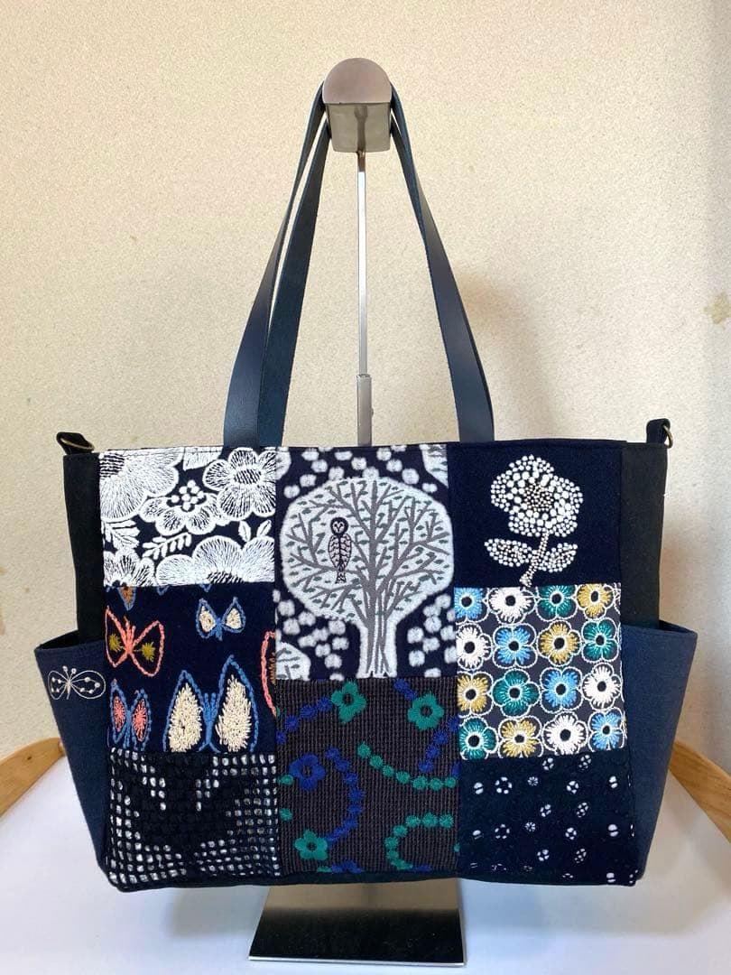 ミナペルホネン　ハンドメイド　バッグ　ポーチ