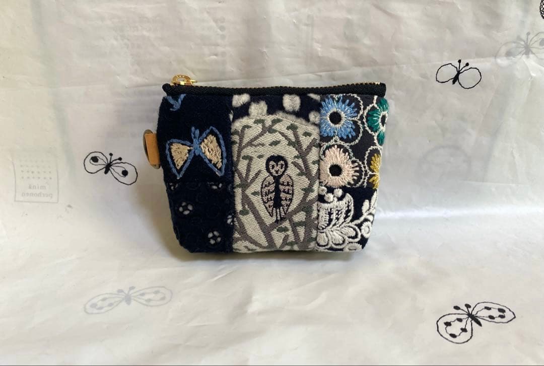 ミナペルホネン　ハンドメイド　バッグ　ポーチ