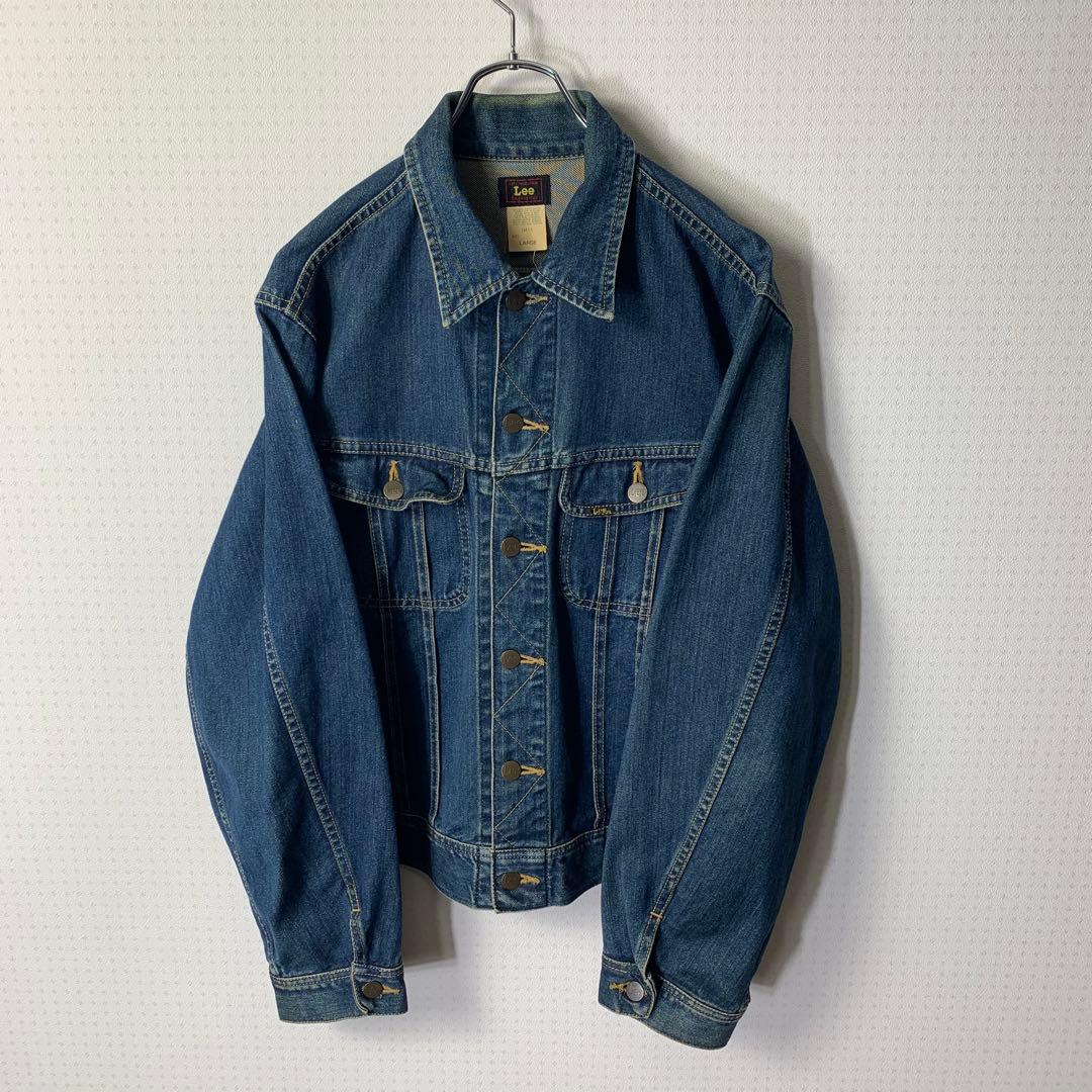 90s Lee 101j復刻 0411 トラッカージャケット L日本製 デニム
