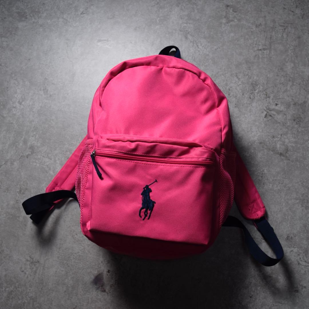 archive ギャル POLO バックパック ピンク ビッグポニー y2k