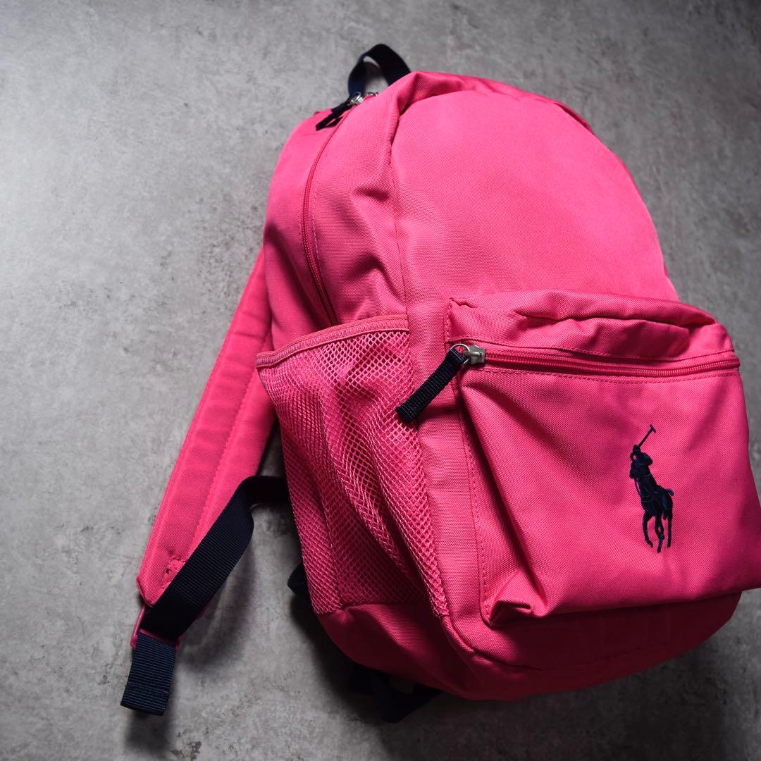 archive ギャル POLO バックパック ピンク ビッグポニー y2k