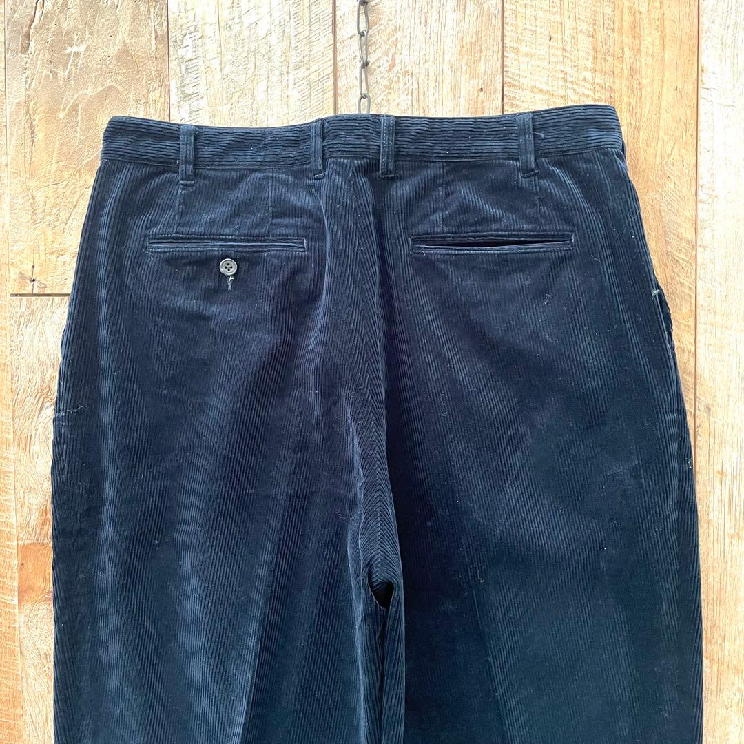 【極美品】BEAMS+ 2タック ワイド テーパード コーデュロイ トラウザーズ