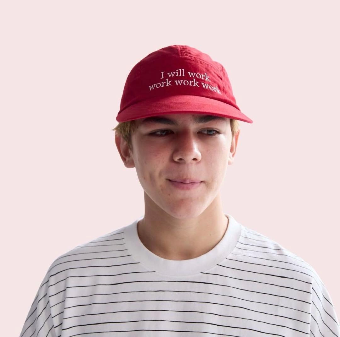 帽子 SEE SEE COTTON JET CAP RED