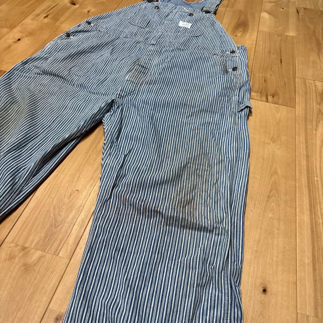 70's BIG MAC オーバーオール ヒッコリー　ライトオンス