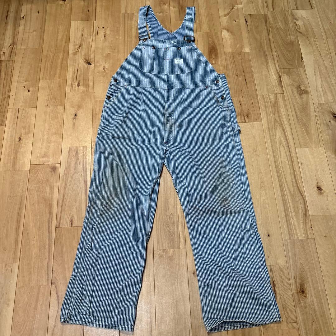 70's BIG MAC オーバーオール ヒッコリー　ライトオンス