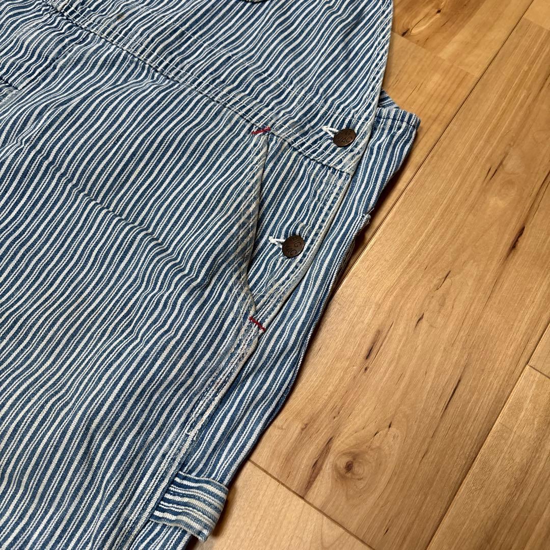 70's BIG MAC オーバーオール ヒッコリー　ライトオンス