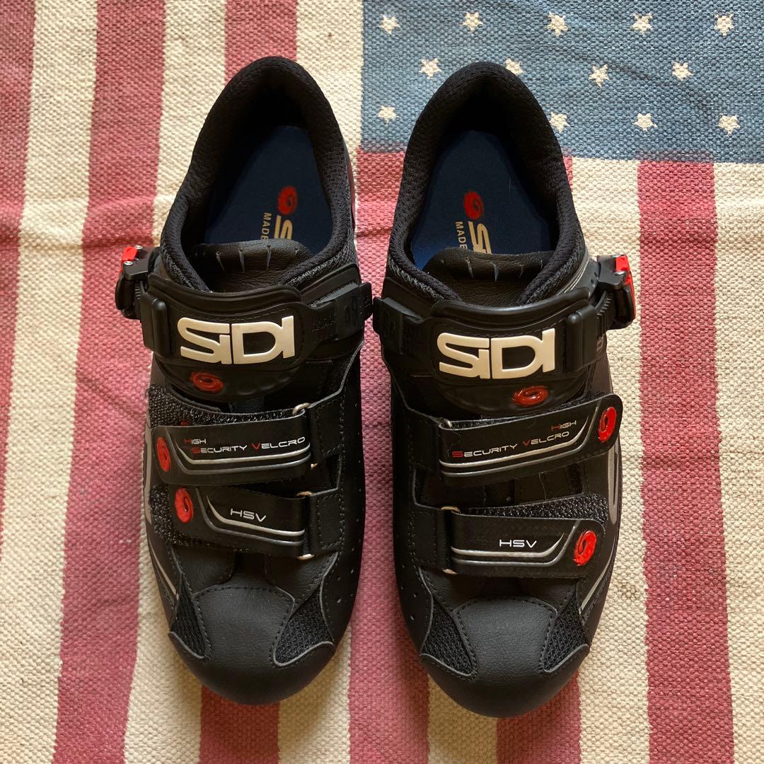 SIDI HSV ブラックサイクルシューズ サイズ43メガ