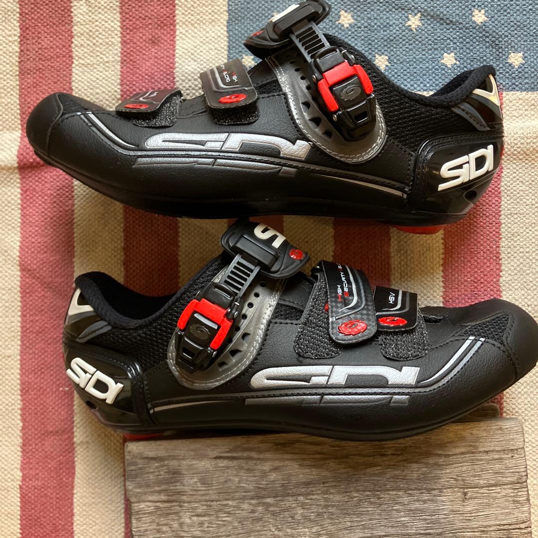 SIDI HSV ブラックサイクルシューズ サイズ43メガ