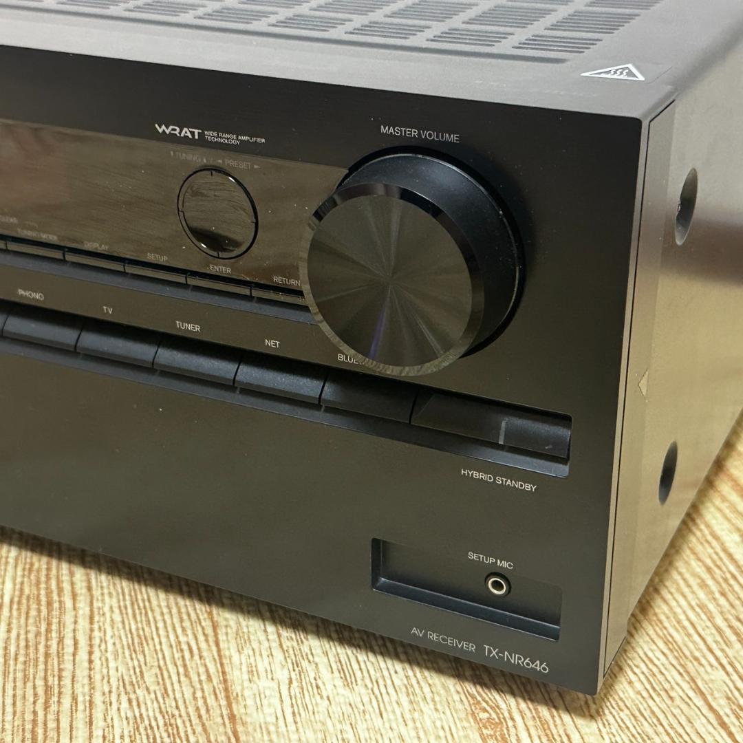ONKYO TX-NR646 AVアンプ リモコン付き ジャンク