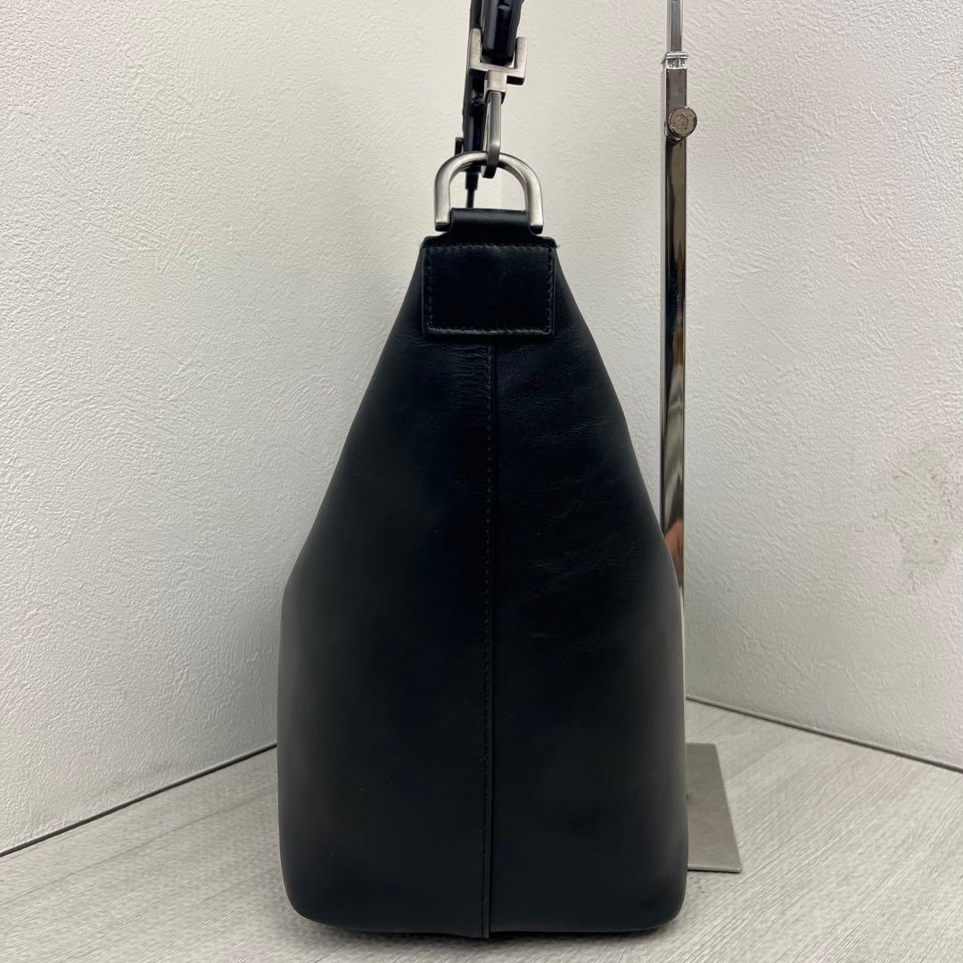 極美品✨ GUCCI グッチ ハンドバッグ ワンショルダー バンブー レザー