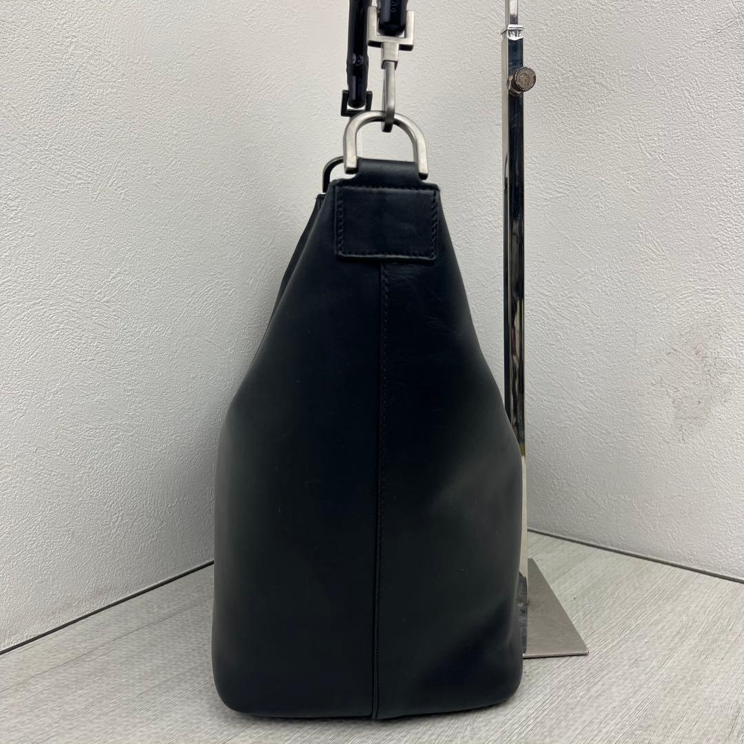 極美品✨ GUCCI グッチ ハンドバッグ ワンショルダー バンブー レザー