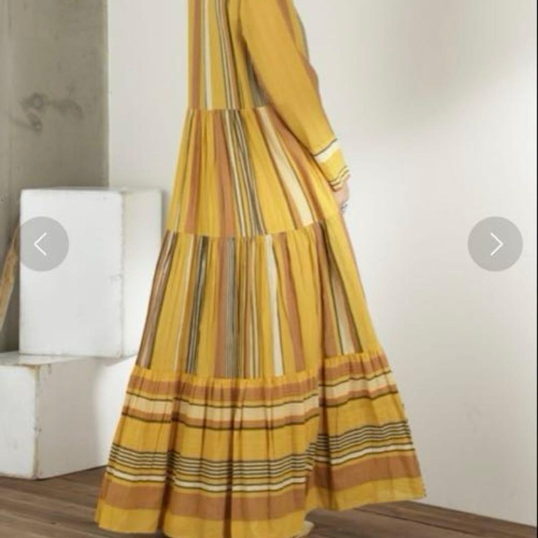 ne Quittez pas ストライプワンピース マドラスストライプ M