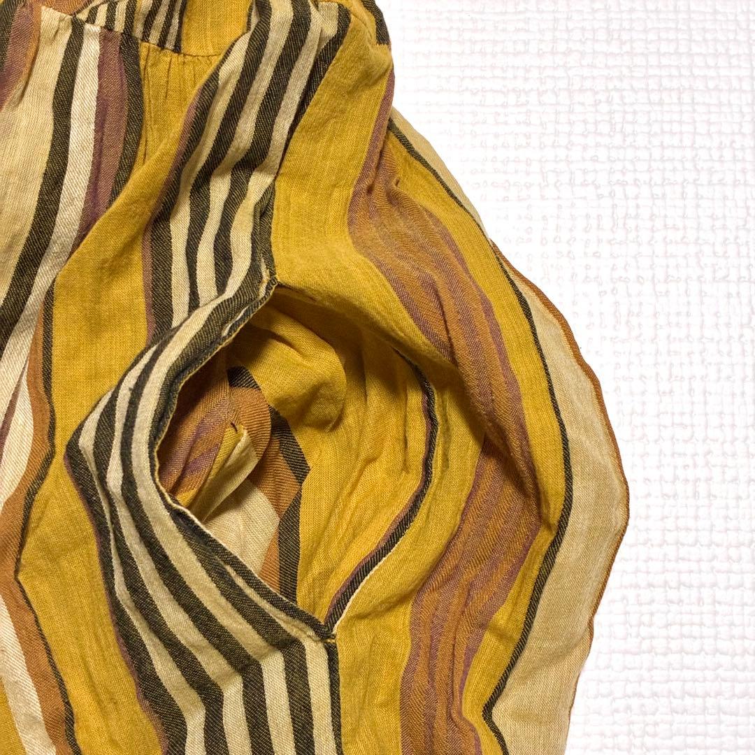 ne Quittez pas ストライプワンピース マドラスストライプ M