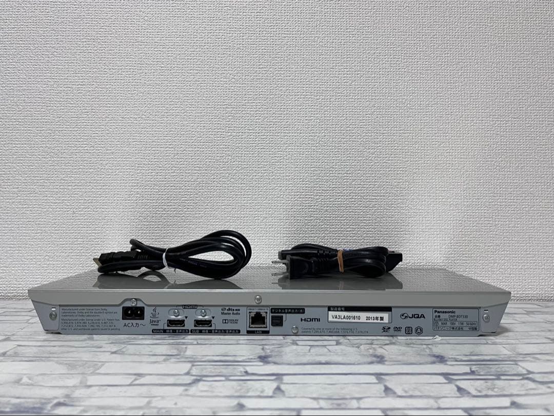 4K ハイレゾ　パナソニック　ブルーレイプレイヤー　DMP-BDT330