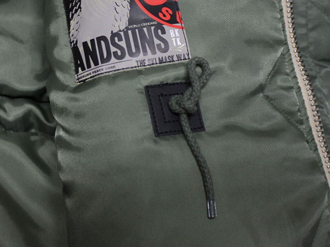 ANDSUNS AVIREXコラボミリタリージャケット N-3B XL