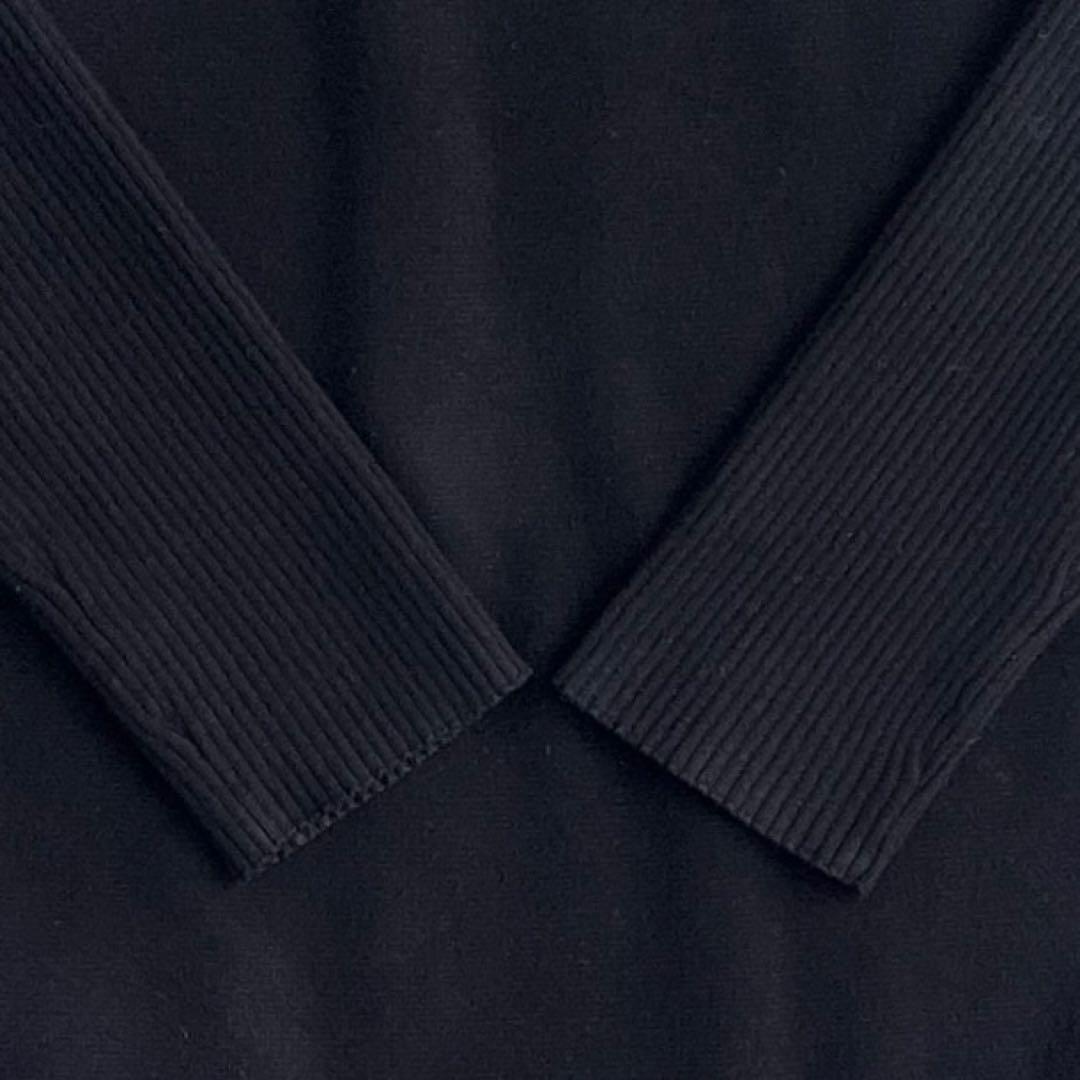 UN3D. アンスリード ロングワンピース ニットワンピース ブラック 黒 F