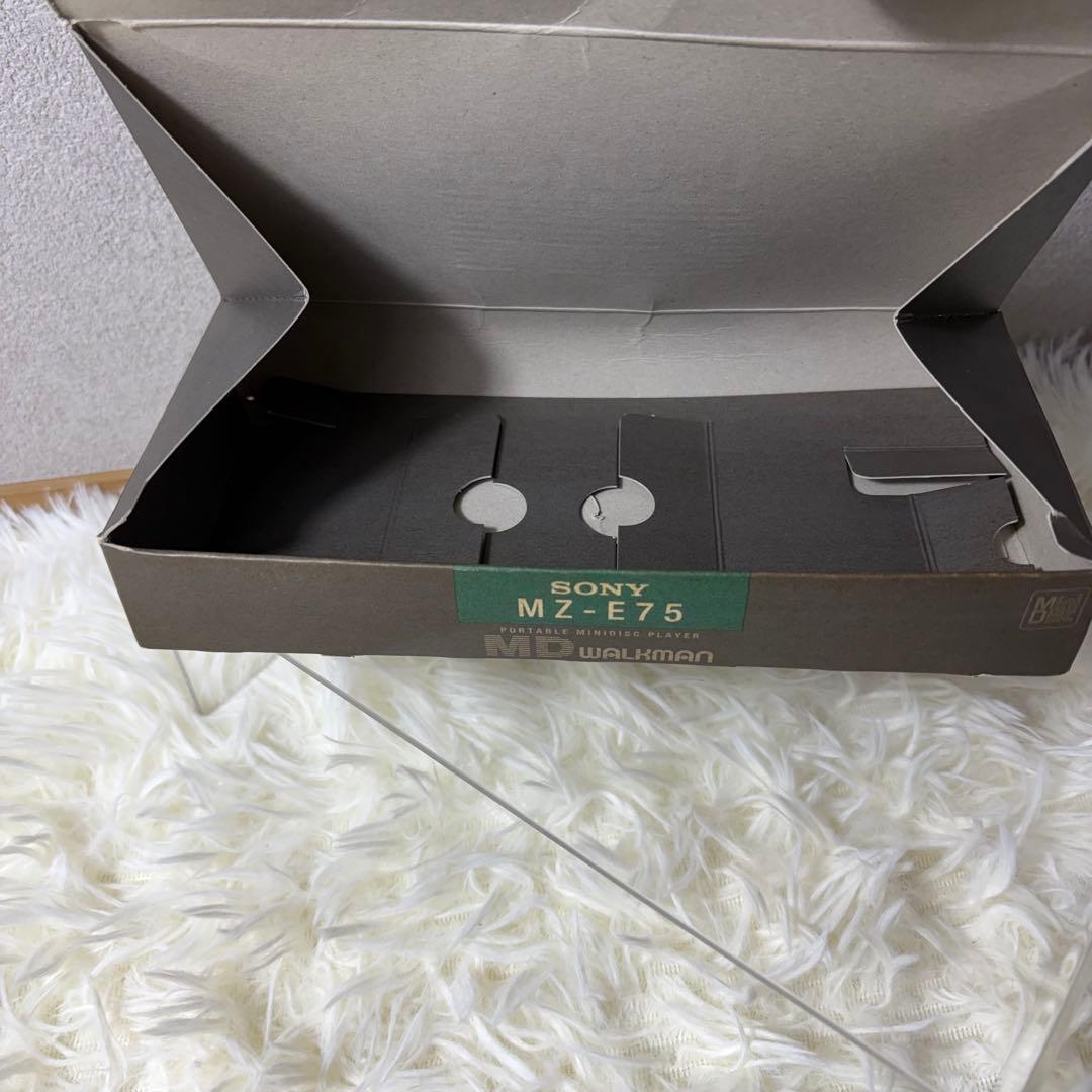 【完動品】SONY MD WALKMAN MZ-E75 グリーン MDプレーヤー