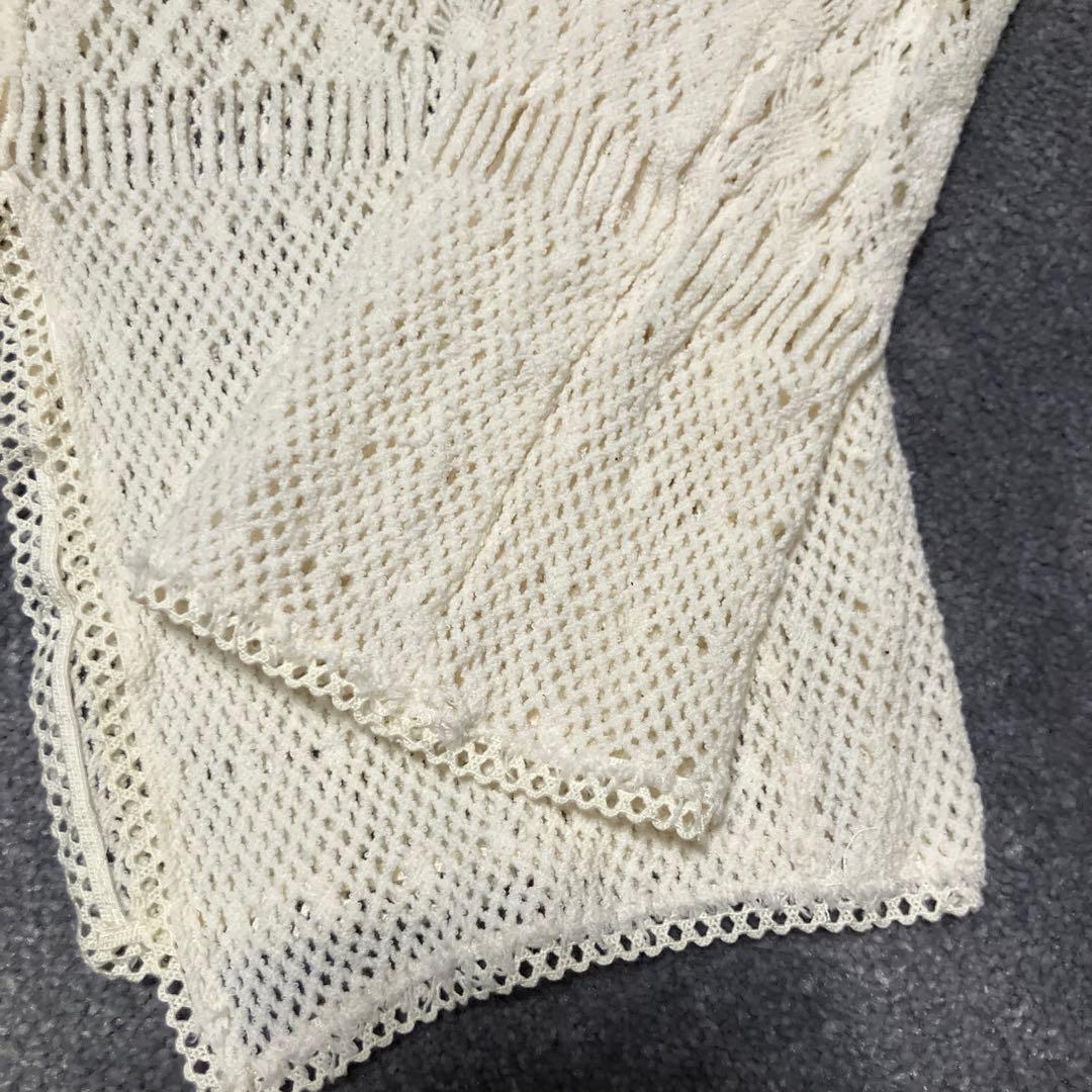 EUCHRONIA/ユークロニア　トーションレース編み 長袖トップス