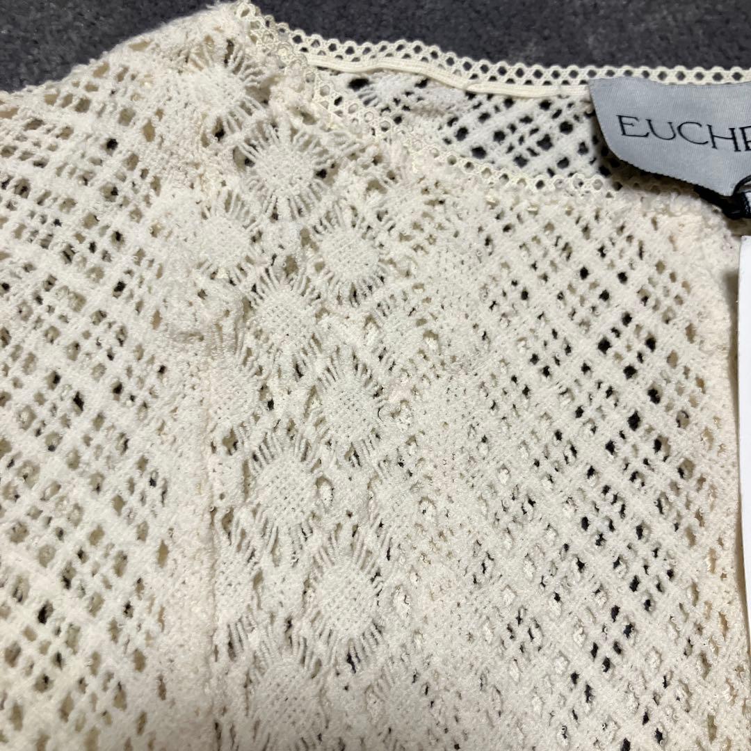 EUCHRONIA/ユークロニア　トーションレース編み 長袖トップス