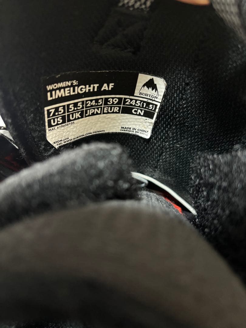 バートン　レディース　ライムライトAF 24.5センチ　スノーボードブーツ