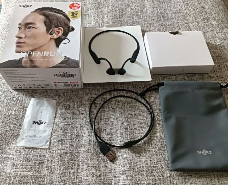 中古 Shokz ショックス 骨伝導イヤホン OpenRun S803