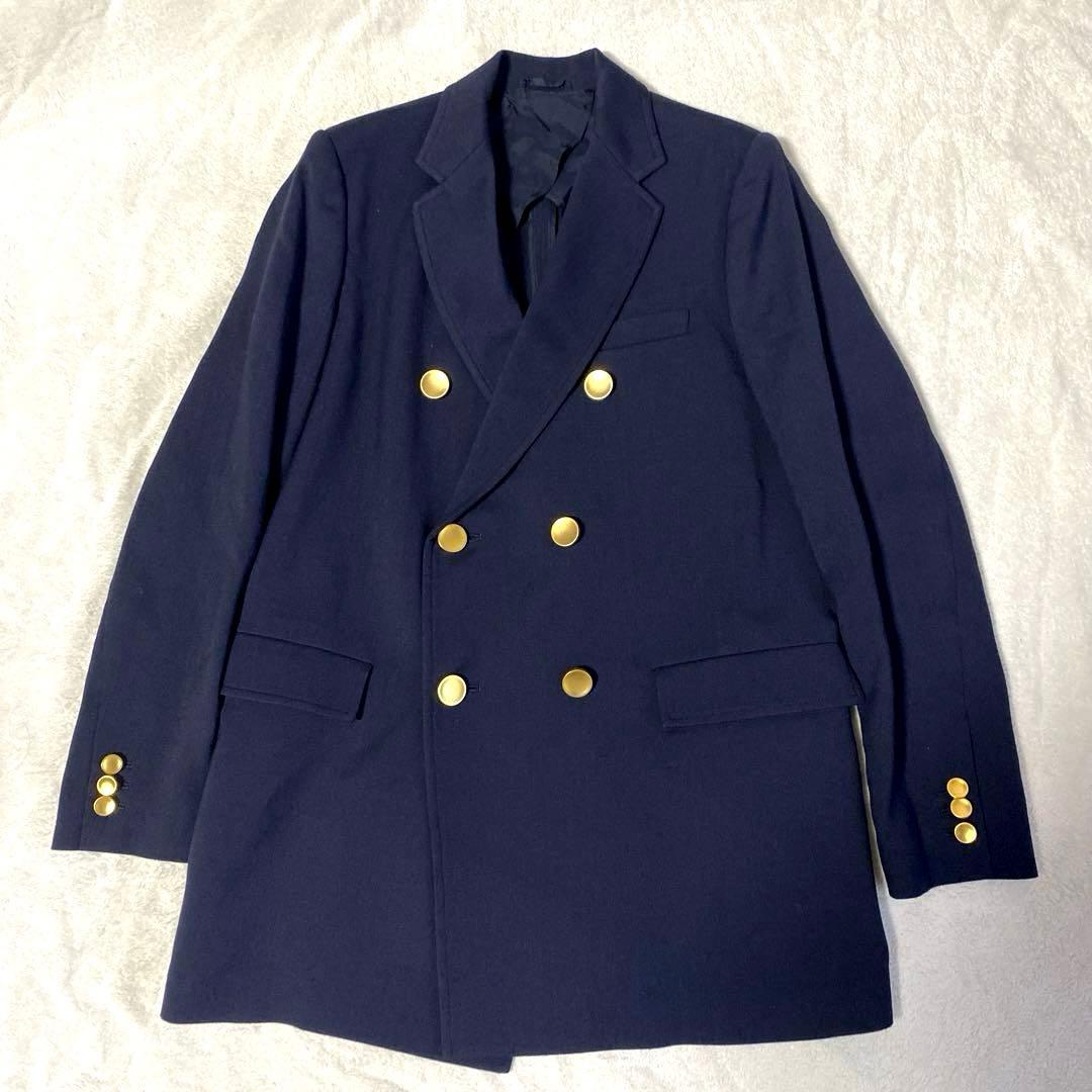 THE NEWHOUSE 金ボタン ダブル ジャケット テーラードジャケット S