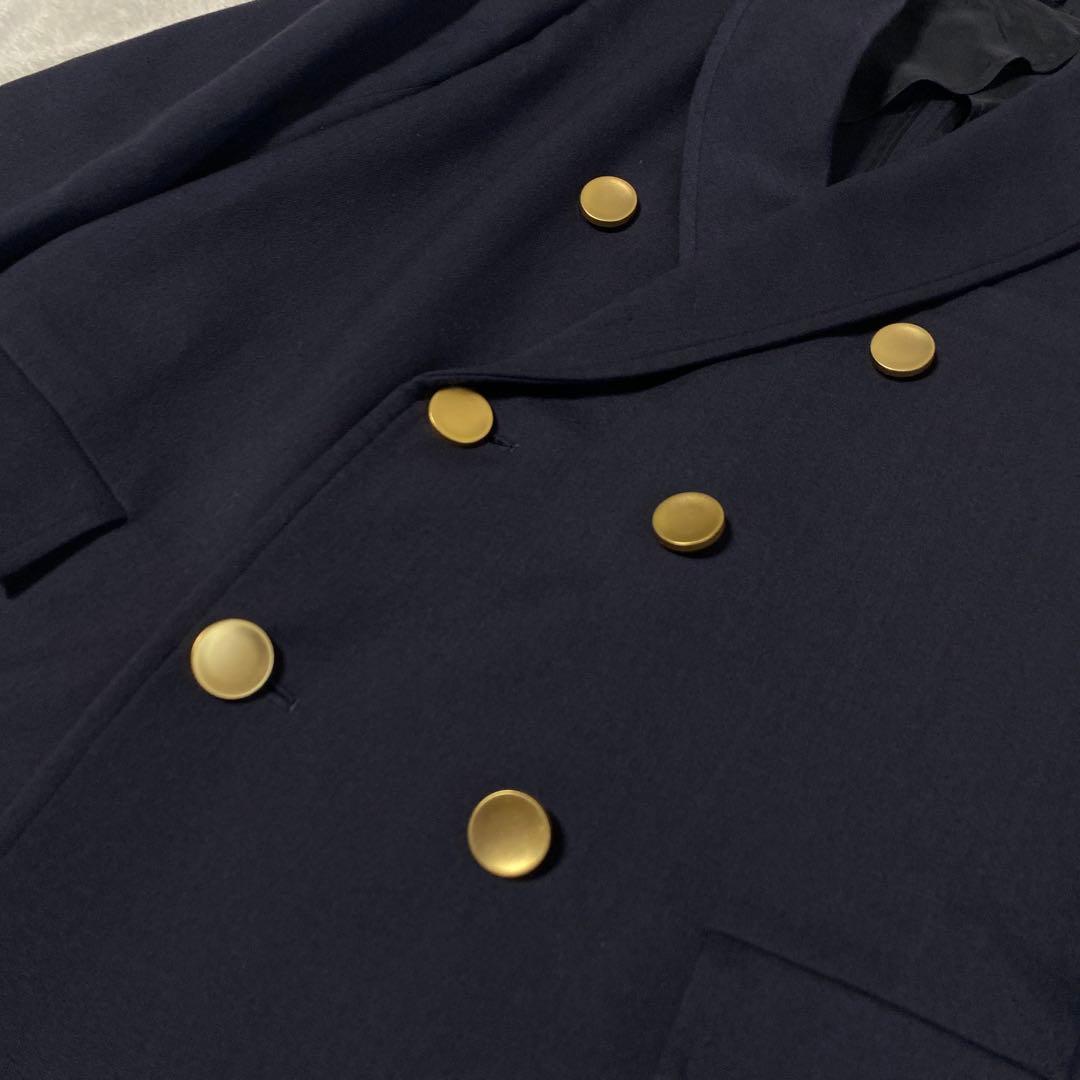 THE NEWHOUSE 金ボタン ダブル ジャケット テーラードジャケット S