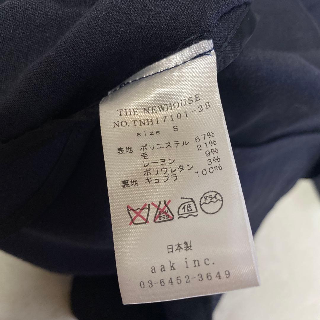 THE NEWHOUSE 金ボタン ダブル ジャケット テーラードジャケット S