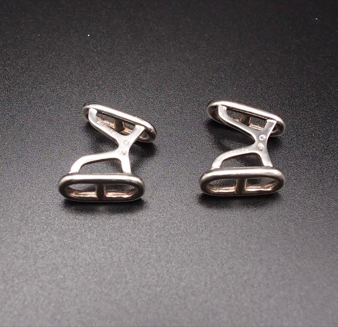エルメスシェーヌダンクル　ヴィンテージ　カフスリンクス