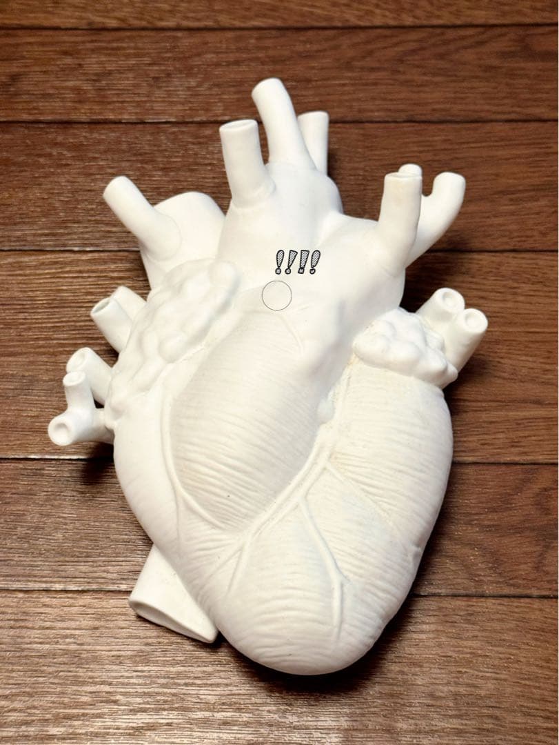 最終値下げ　SELETTI heart vase 心臓 フラワーベース 花瓶