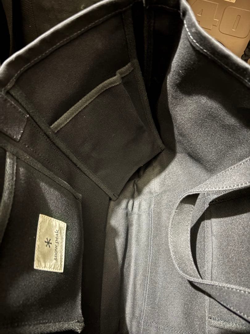 野遊びトート　Lサイズ　タグ付き　トートバッグ　スノーピーク　オンライン限定廃盤