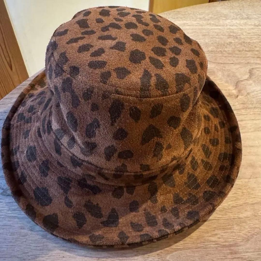 WACKO MARIA レオパードレザーバケットハット