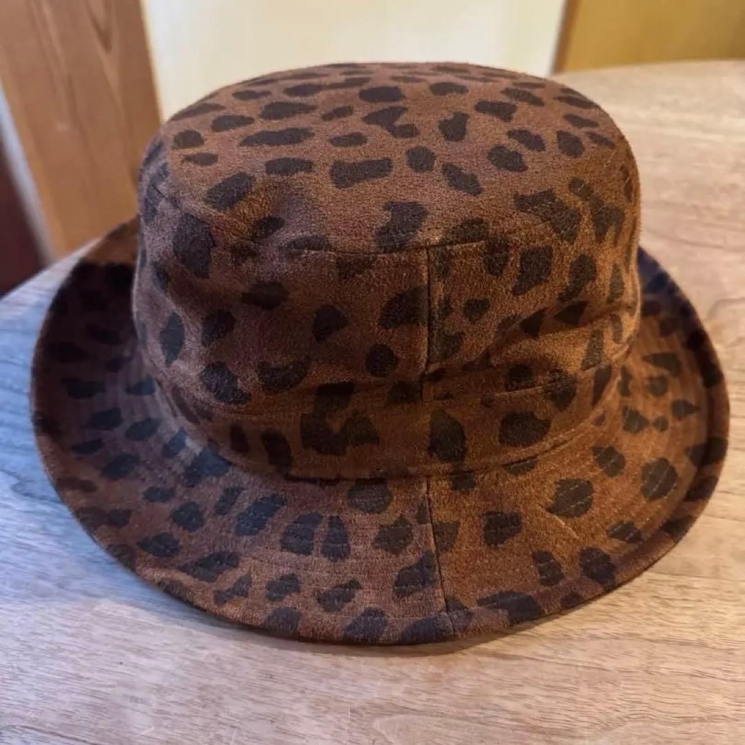 WACKO MARIA レオパードレザーバケットハット