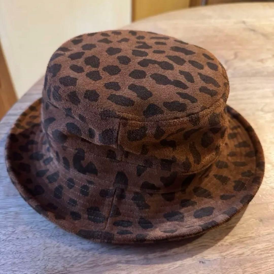 WACKO MARIA レオパードレザーバケットハット