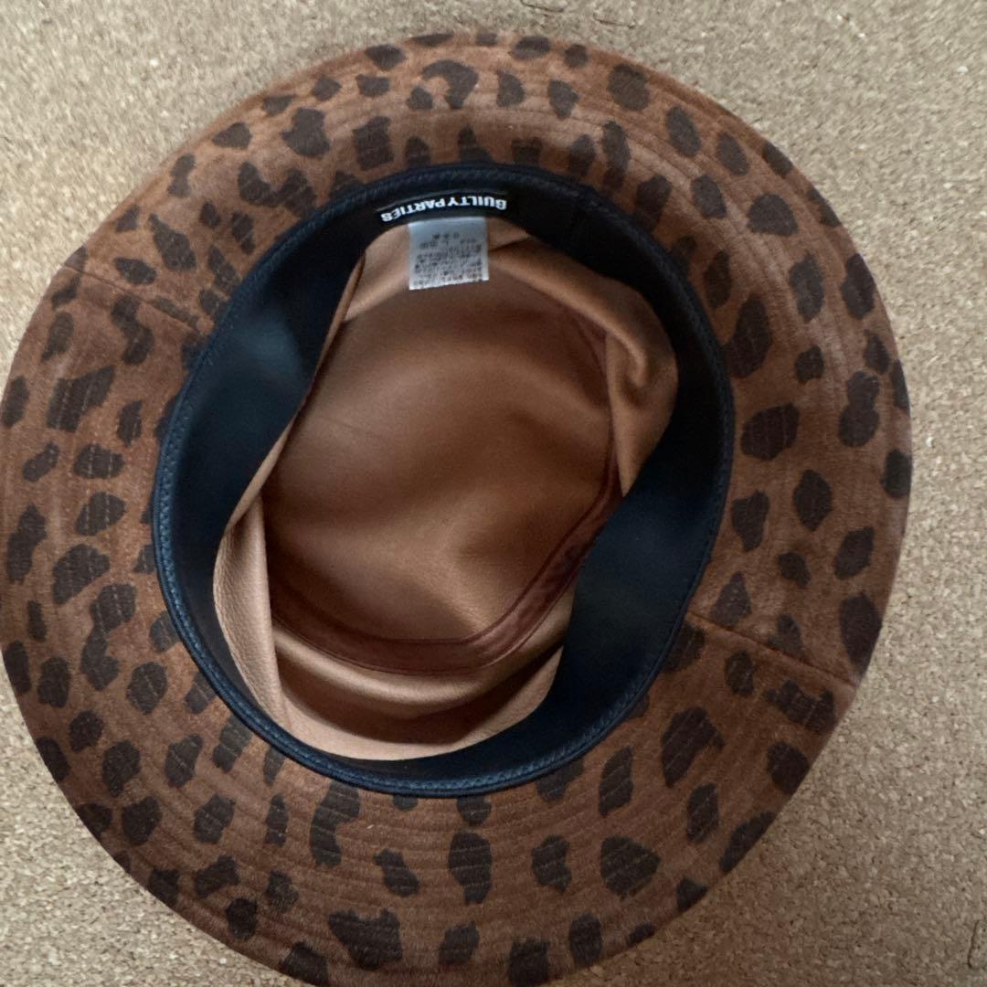 WACKO MARIA レオパードレザーバケットハット
