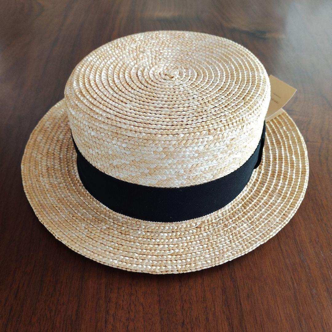 ISHIDASEIBOU 石田製帽　ストローハット　キャノチェ　カンカン帽