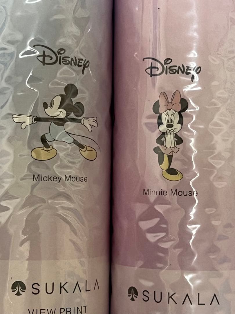 SUKALAトラベルヨガマットディズニー ミッキー・ミニー 2枚セット