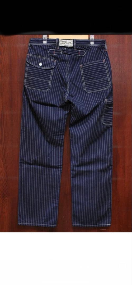 フリーホイーラーズ ロングショアマン ウォバッシュ ワークパンツ完売W36