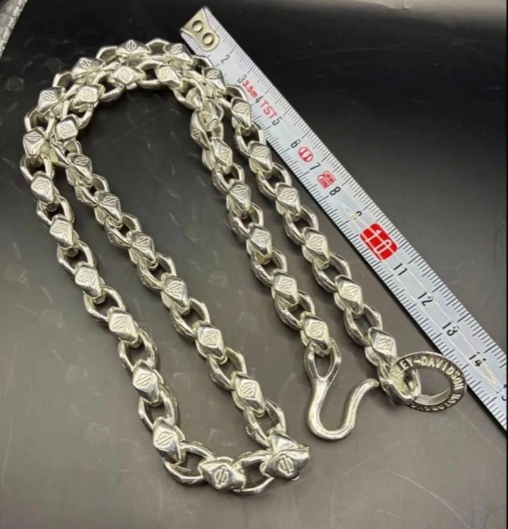 ヴィンテージ シルバーネックレス　ウォレットチェーン