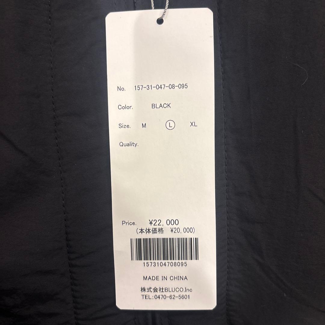 ジャケット・アウター BLUCO HOODED REFLECTOR JACKET BLACK