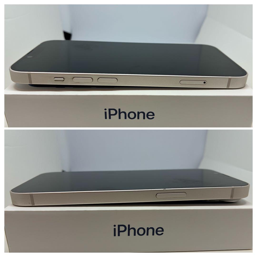 【美品】iPhone14 128G スターライト　SIMフリー　100%バッテリ