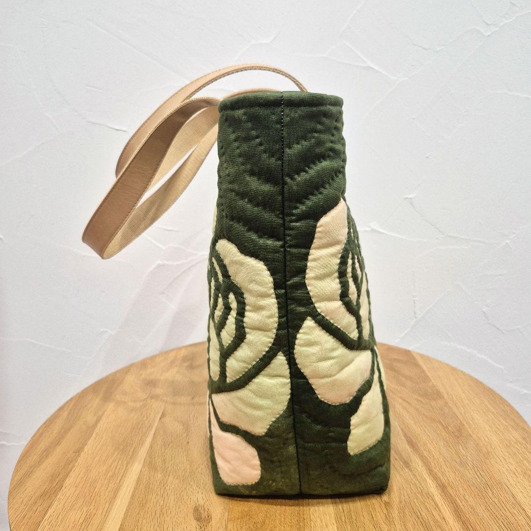 NO.218 ハワイアンキルト トートバッグ ハンドメイド ロケラニ(薔薇)♪