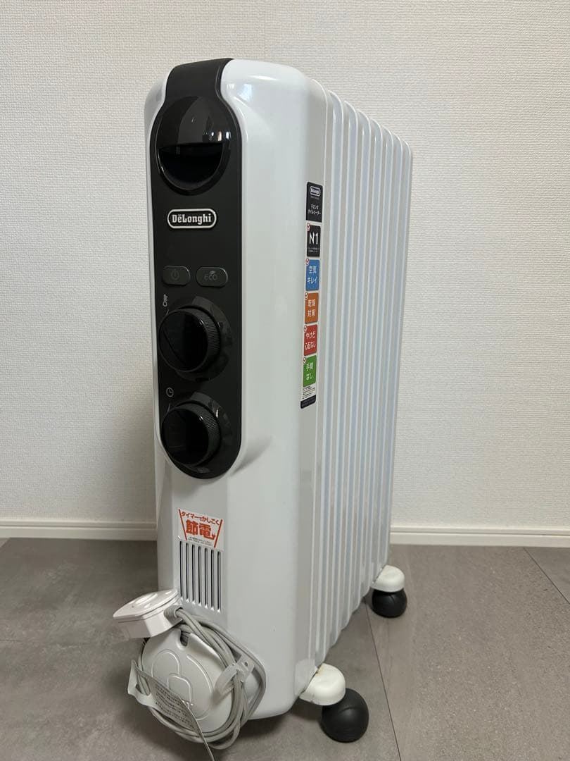 De'Longhi オイルヒーター ホワイト