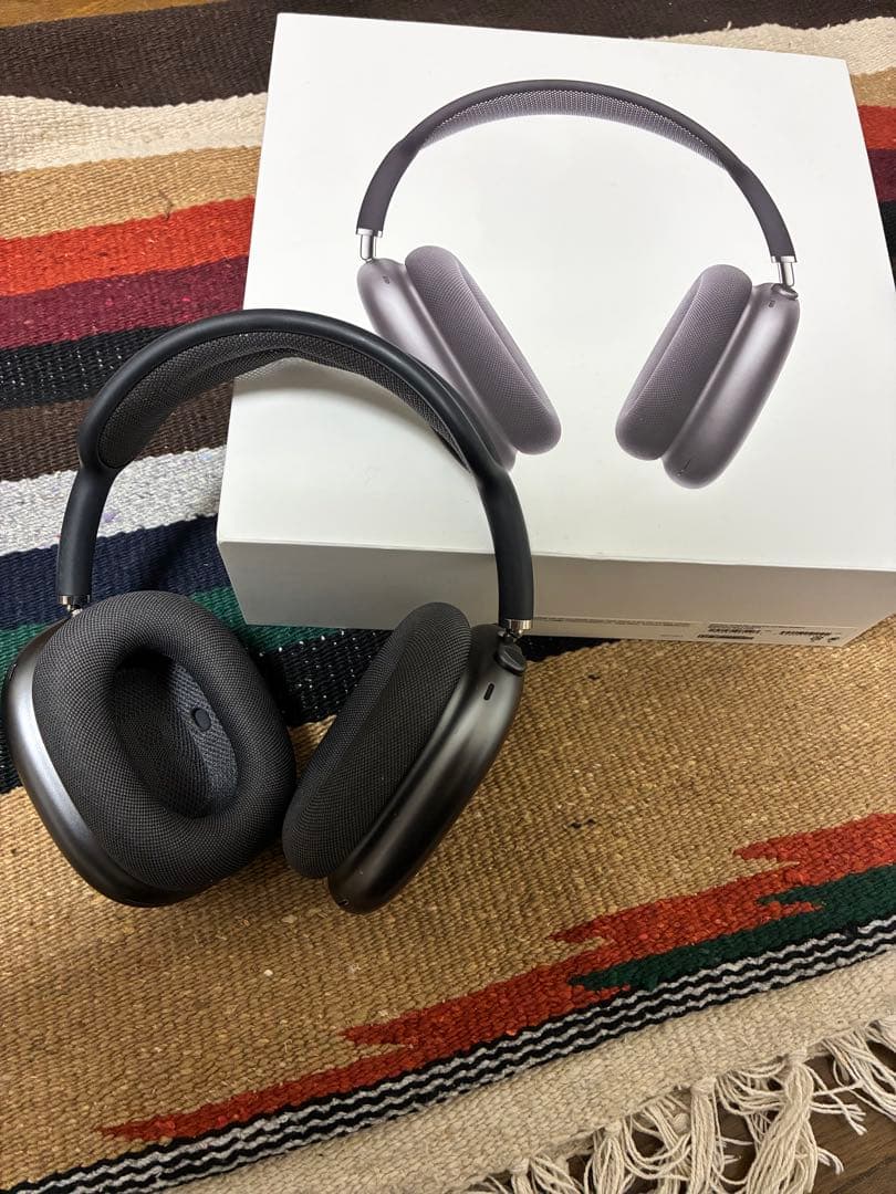 純　AirPods Max スペースグレー 本体 箱付き　カバーセット付