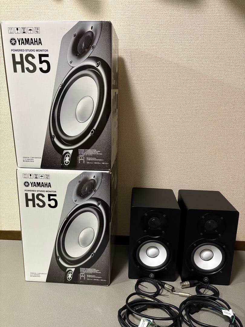 YAMAHA HS5 TRX-XLRケーブルセット