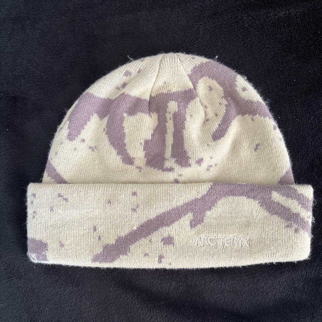ARC'TERYX FERNIE TOQUE ベージュ/パープル