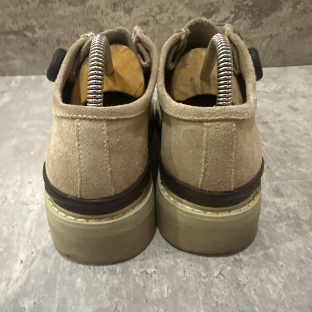 pg knock ベージュ スエード モカシン ダイヤル式　playground