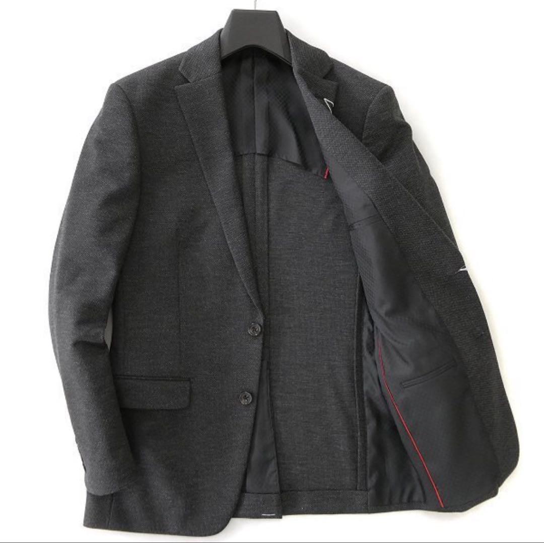 【新品】FICCE SPORTS 尾州 ジャージー Y6 黒灰 セットアップ